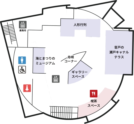 画像：2階フロアマップ